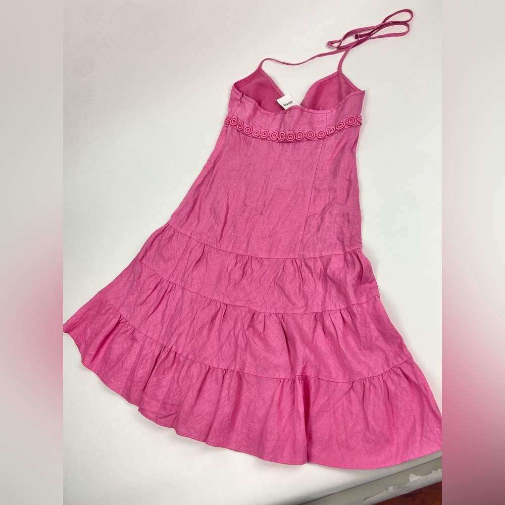 J. Crew linen tiered halter midi dress - Picture 3 of 5